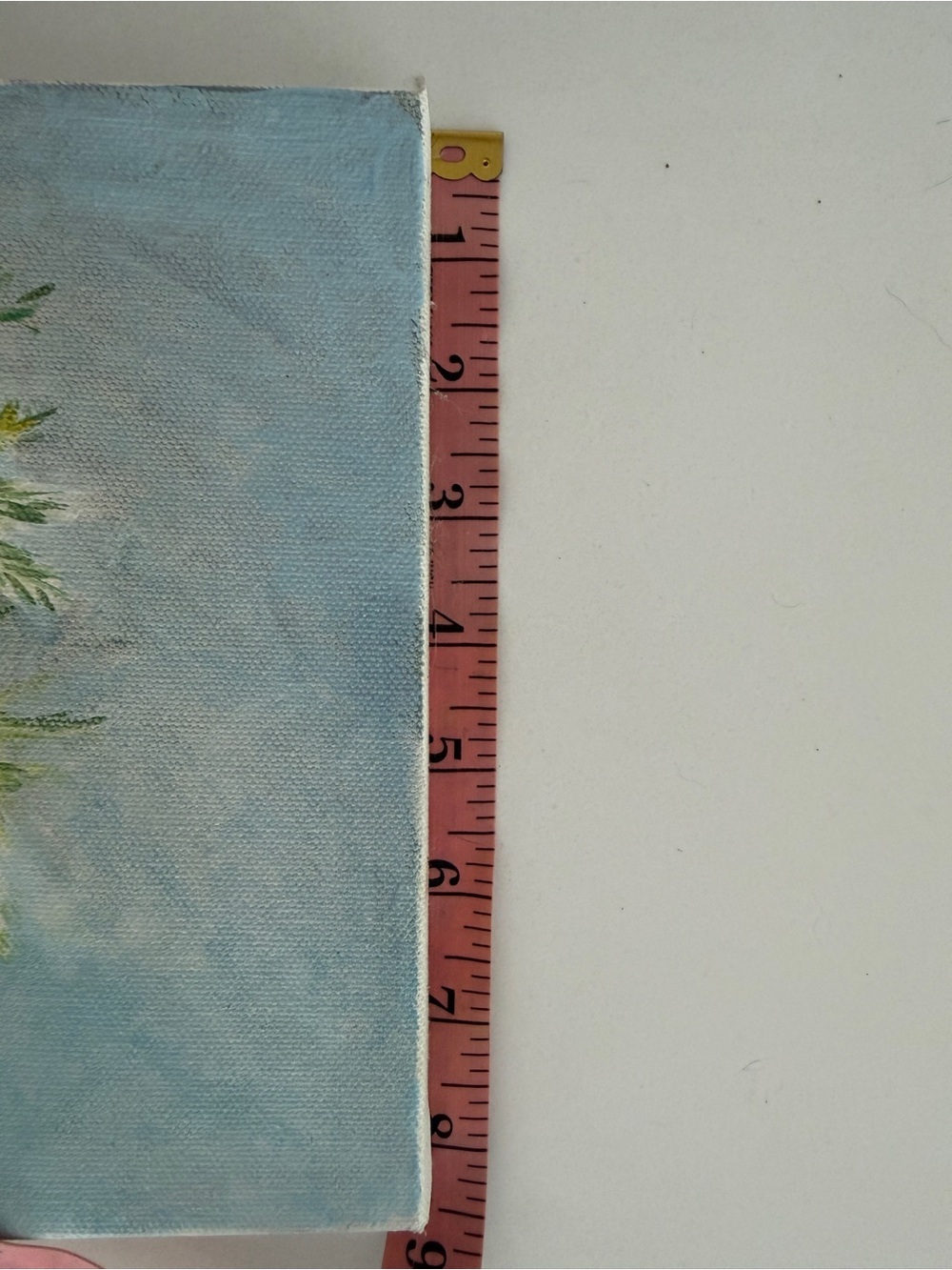 Original Marina del Rey Oil Painting Coastal
Palm Tree, California, 8.5x10” - Picture 4 of 5